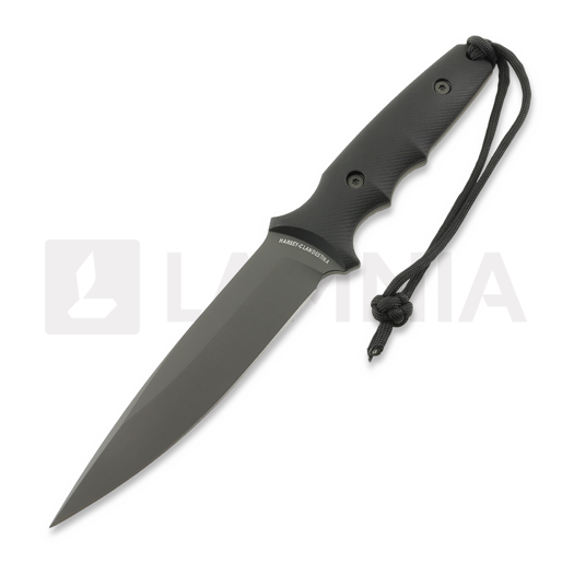 Spartan Blades Harsey Clandestina veitsi, Black, Kydex