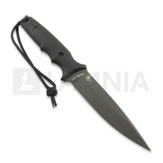 Spartan Blades Harsey Clandestina veitsi, Black, Kydex