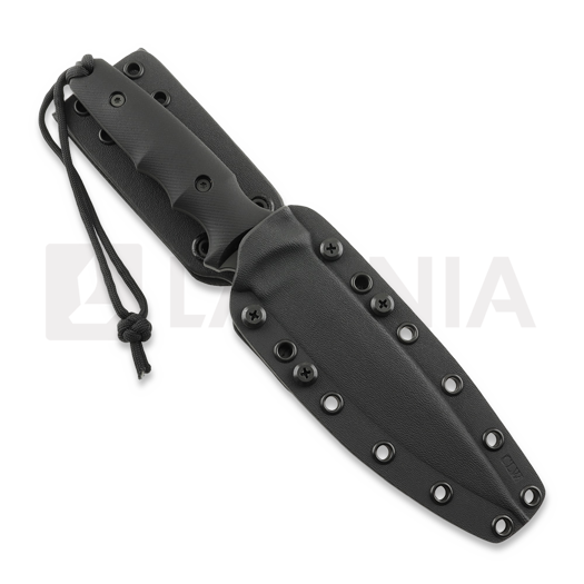 Spartan Blades Harsey Clandestina veitsi, Black, Kydex
