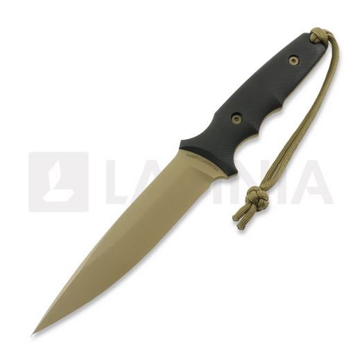 Nuga Spartan Blades Harsey Clandestina, FDE/Black, Tan Kydex