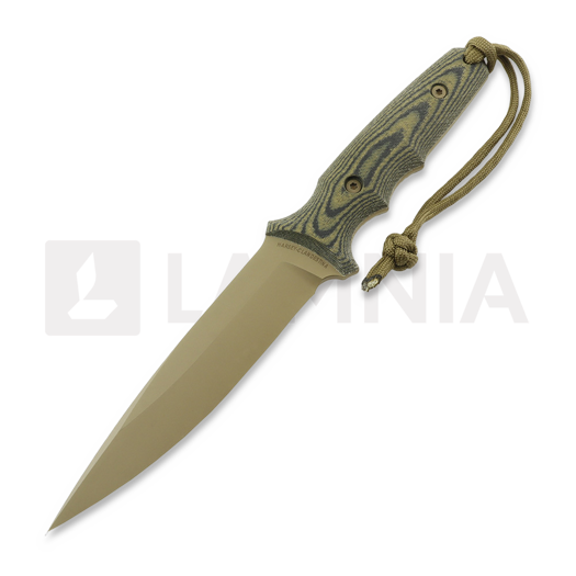Nóż Spartan Blades Harsey Clandestina, FDE/Camo, Tan Kydex