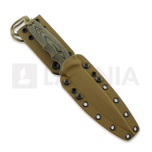 Spartan Blades Harsey Clandestina peilis, FDE/Camo, Tan Kydex