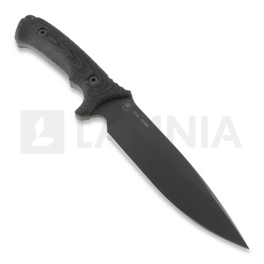 Spartan Blades Harsey Difensa veitsi, musta, Molle