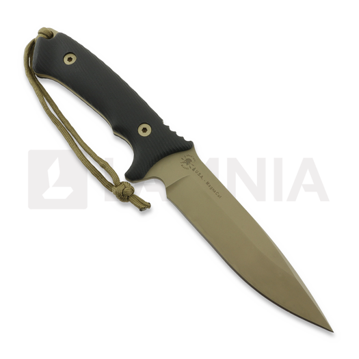 Spartan Blades Harsey Difensa peilis, FDE/Black, Tan Kydex