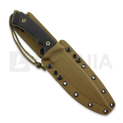 Spartan Blades Harsey Difensa peilis, FDE/Black, Tan Kydex