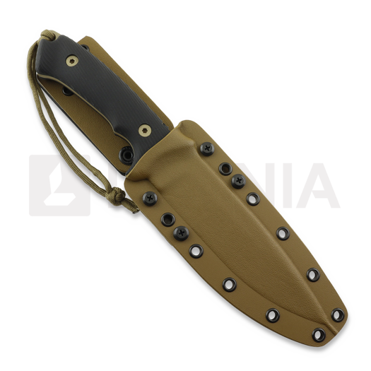 Spartan Blades Harsey Difensa veitsi, FDE/Black, Tan Kydex