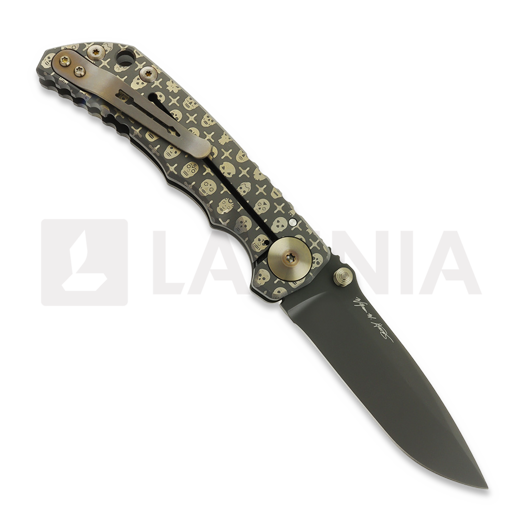 Spartan Blades Harsey Folder 2020 Special Edition Gilded Skulls kääntöveitsi