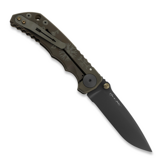 Spartan Blades Harsey Folder 2020 Special Edition Runes & Staves sulankstomas peilis