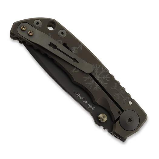 Couteau pliant Spartan Blades Harsey Folder 2020 Special Edition Runes & Staves