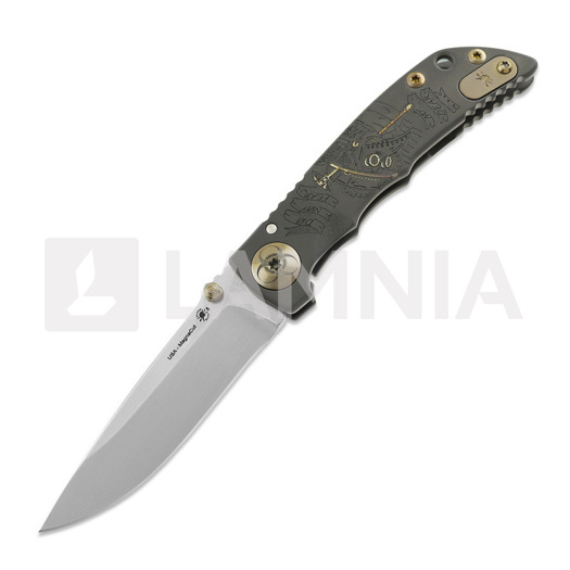 Zavírací nůž Spartan Blades Harsey Folder 3.25 Black Plague Doctor