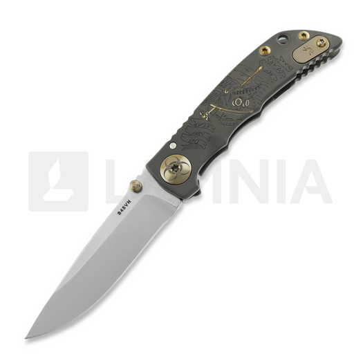 Складной нож Spartan Blades Harsey Folder 3.25 Black Plague Doctor
