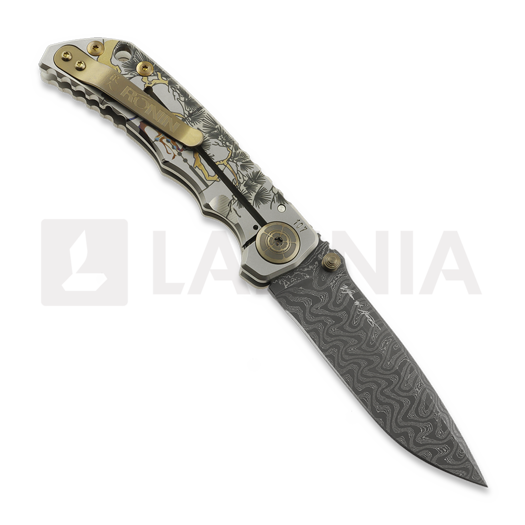 Spartan Blades Harsey Folder Damascus Long Gunner Edition &ouml;sszecsukhat&oacute; k&eacute;s