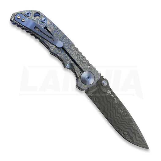 Spartan Blades Harsey Folder Damascus, Paisley