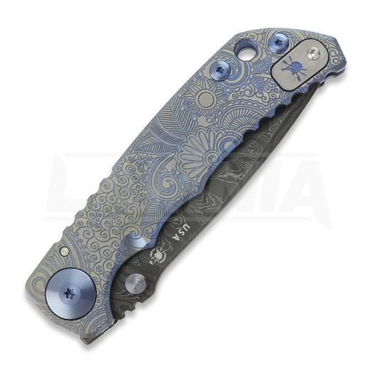 Spartan Blades Harsey Folder Damascus, Paisley