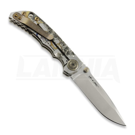 Spartan Blades Harsey Folder Stonewashed Long Gunner Edition &ouml;sszecsukhat&oacute; k&eacute;s