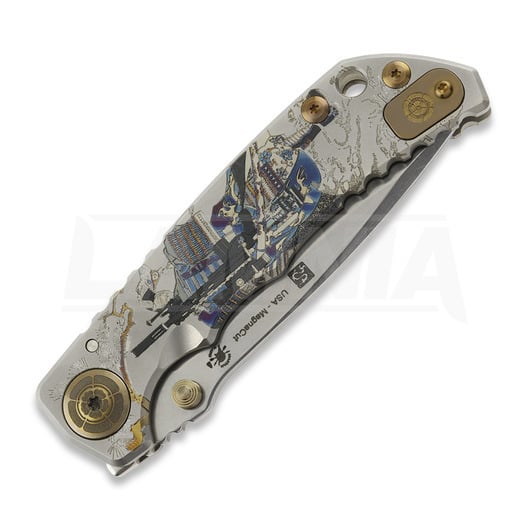 Spartan Blades Harsey Folder Stonewashed Long Gunner Edition &ouml;sszecsukhat&oacute; k&eacute;s