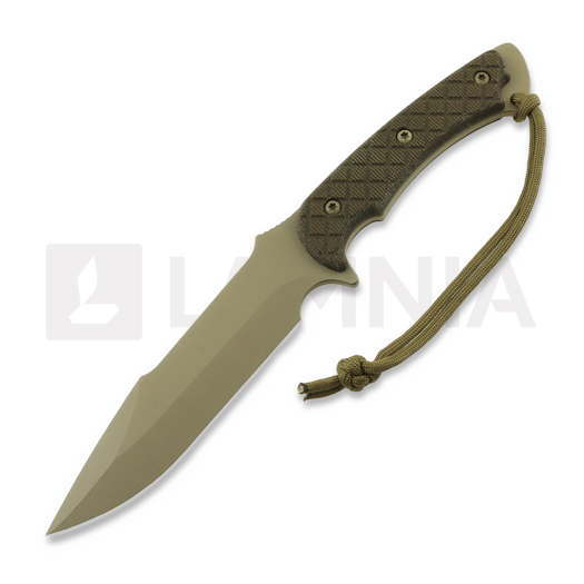 Nůž Spartan Blades Horkos, FDE/Green, Tan Kydex