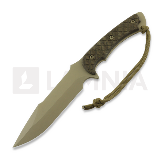 Nuga Spartan Blades Horkos, FDE/Green, Tan Kydex