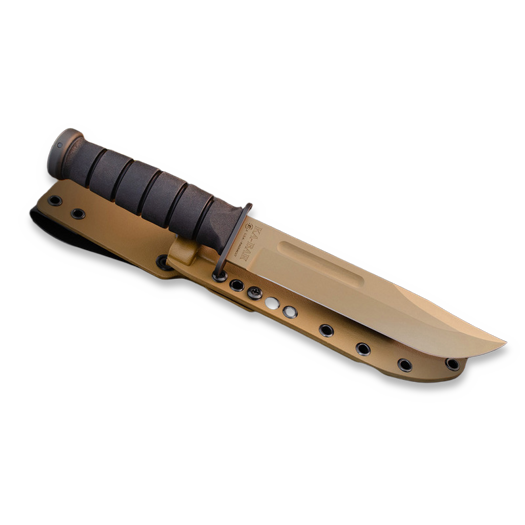 Spartan Blades KA-BAR, Flat Dark Earth, Black, Leather