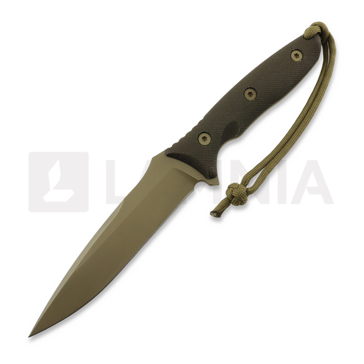 Nóż Spartan Blades Moros, FDE/Green, Tan Kydex