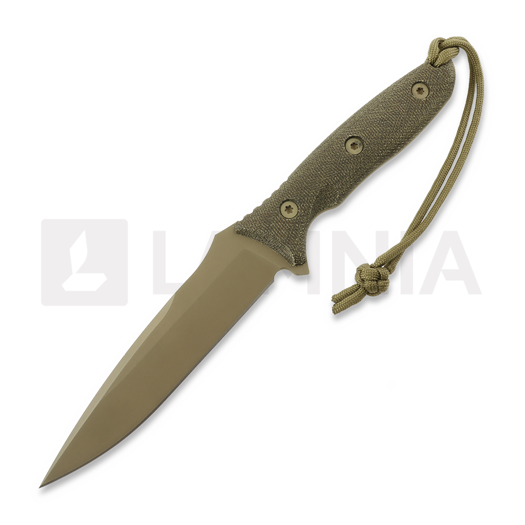 Spartan Blades Moros kés, FDE/Green, Tan Kydex