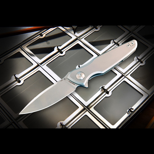 Складной нож Spartan Blades Pandia, Satin/Blasted Titanium, Stonewash