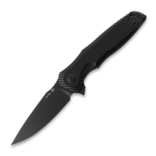 Spartan Blades Poros vouwmes, Black G-10