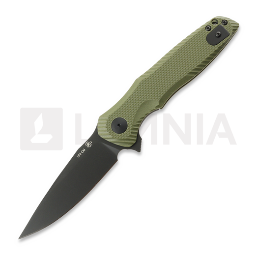 Couteau pliant Spartan Blades Poros, Green G-10