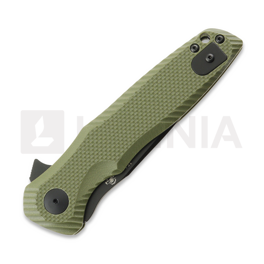 Spartan Blades Poros sulankstomas peilis, Green G-10