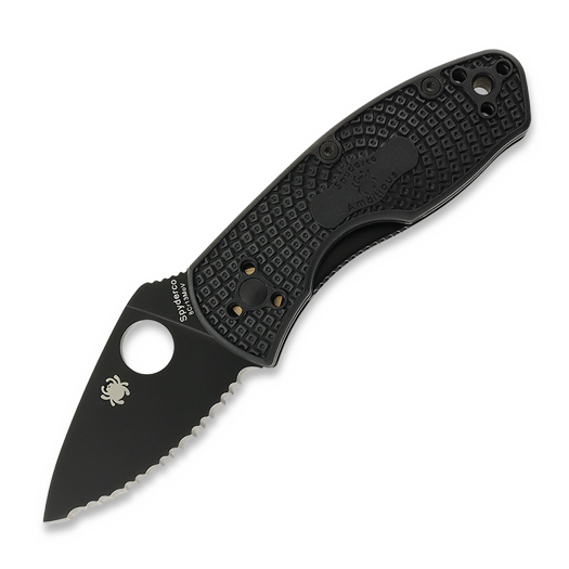 Nóż składany Spyderco Ambitious Lightweight Black Blade, SpyderEdge C148SBBK