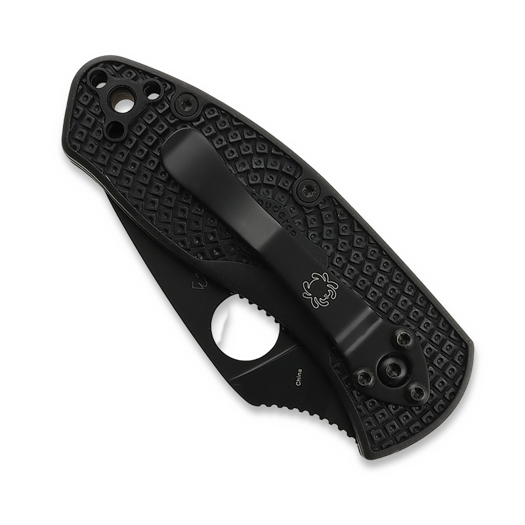 Spyderco Ambitious Lightweight Black Blade sulankstomas peilis, SpyderEdge C148SBBK