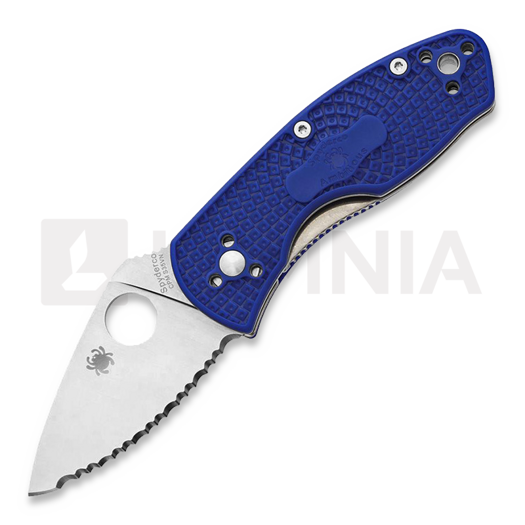 Nóż składany Spyderco Ambitious Lightweight Blue CPM S35VN, spyderedge 148SBL