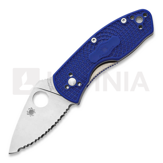 Spyderco Ambitious Lightweight Blue CPM S35VN 접이식 나이프, spyderedge 148SBL