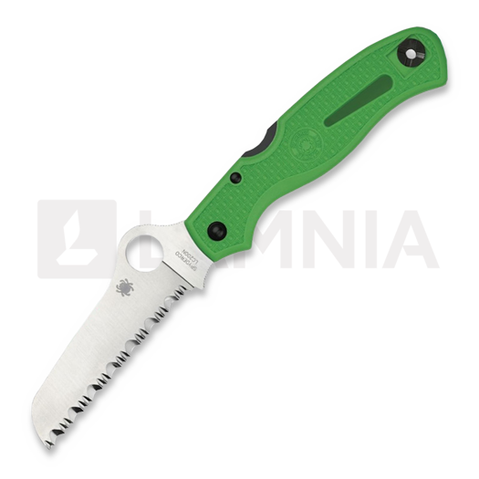 Saliekams nazis Spyderco Atlantic Salt LC200N, spyderedge, zaļš C89FSGR