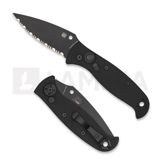 Nóż składany Spyderco Autonomy 2, czarny, spyderedge C165GSBBK2