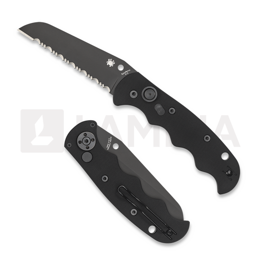 Nóż składany Spyderco Autonomy, czarny C165GSBBK