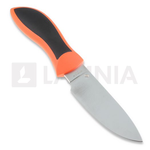 Spyderco Bill Moran Drop Point ハンティングナイフ, オレンジ色 FRN FB02POR