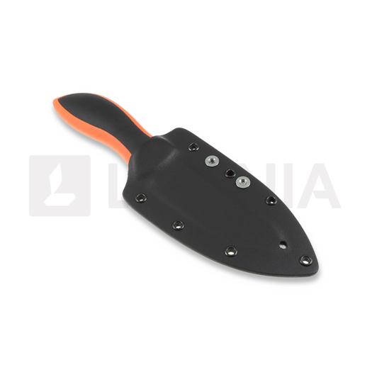 Spyderco Bill Moran Drop Point ハンティングナイフ, オレンジ色 FRN FB02POR