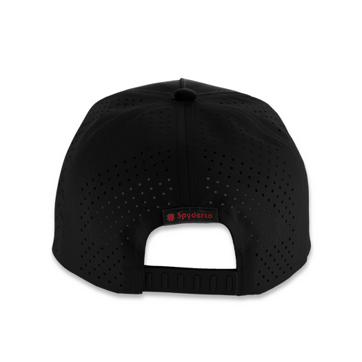 Spyderco Black Hat with Red Bug PVC Patch HAT19