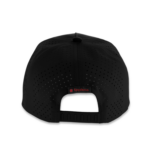 Spyderco Black Hat with Red Bug PVC Patch HAT19