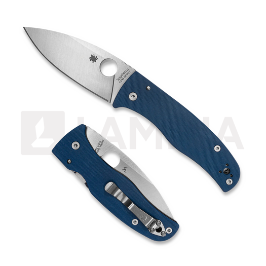 Spyderco Bodacious Cobalt Blue G10 CPM SPY27 접이식 나이프 C263GPCBL
