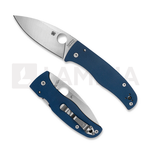 Spyderco Bodacious Cobalt Blue G10 CPM SPY27 kääntöveitsi C263GPCBL