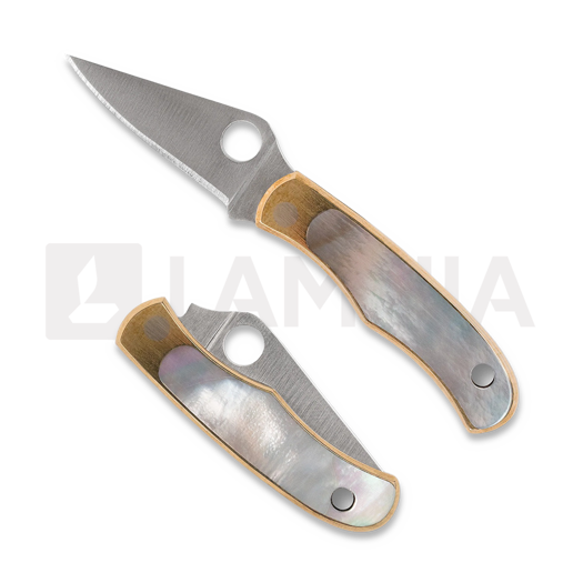 Spyderco Bug Nickel Silver Abalone 折叠刀 C133AP