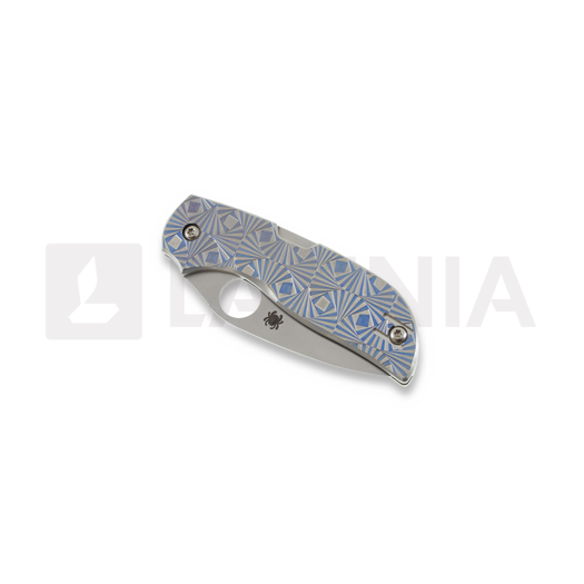 Spyderco Chaparral Blue Stepped Titanium sulankstomas peilis C152STIBLP