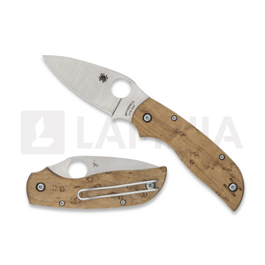 Spyderco Chaparral Slipjoint Maple Wood CTS-XHP folding knife C152NLWDP