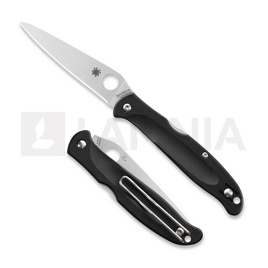 Spyderco Charisma Black Lightweight BD1N 접이식 나이프 C259PBK