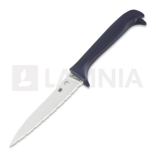 Spyderco Counter Puppy, 紫, 鋸歯状 K20SPR