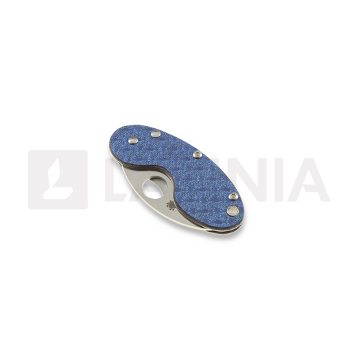 Spyderco Cricket Nishijin Blue Glass folding knife C29GFBLP