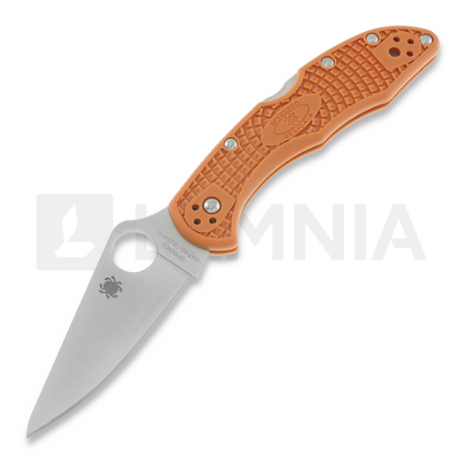 Spyderco Delica 4 Burnt Orange Sprint Run fällkniv C11FPBORE