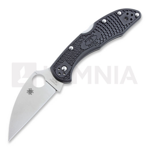 Spyderco Delica 4 סכין מתקפלת, Flat Ground, Wharncliff C11FPWCBK